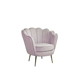 JQW Furniture Tulip Accent Chair (blush, gray) $125.10 or less w/ SD Cashback + Parcel Shipping from Warehouse for $15