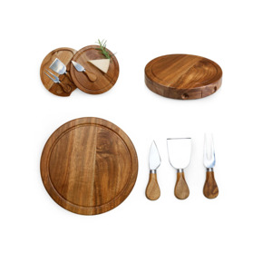 Picnic Time Toscana Brie Cheese Cutting Board & Tools Set: Light Brown $16, Acacia Brown $17.99 & More + Slickdeals Cashback + Free Shipping on orders $25+