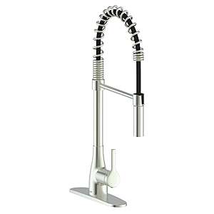 Flow Classic Series Single-Handle Pull-Down Spring Neck Sprayer Kitchen Faucet (2 finishes) $100 & More + Free Shipping