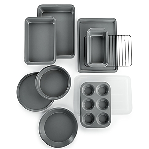 10-Piece Martha Stewart Essentials Bakeware Set $27 + Free Shipping or Free Store Pickup at Macy's