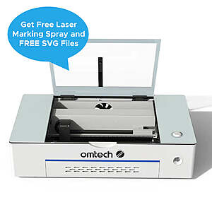 OMTech Polar 350 50W Desktop Laser Engraver/Cutter | $600 off + 5% off = $2279.99