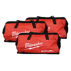 4 pack Milwaukee 22" M18 Fuel contractor bag 42.95 FS plus tax