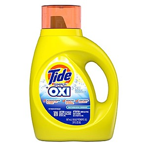 Tide Simply 31 oz. $1.99 AC (or lower) at Walgreens