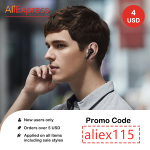 Coupon AliExpress - New social Media users. $4