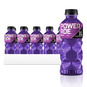 Select Accounts: 24-Pk 20-Oz POWERADE Sports Drinks (Grape) $11.57 w/ S&S + Free Shipping w/ Prime or on $35+