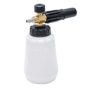 1-L Greenworks Premium Pressure Washer Foam Cannon Bottle w/ 1/4" Quick Connector (5209902) $17.97 + Free Shipping w/ Prime or on $35+