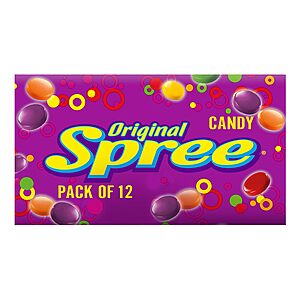 12-Pack 5-Oz Wonka Spree Original Theater Box Hard Candy $11.88 & More + Free Shipping w/ Prime or on $35+