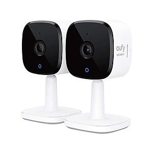 eufy Security Solo IndoorCam C24 2-Cam Kit, 2K Security Indoor Camera $59 at Newegg