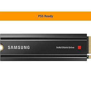 2TB SAMSUNG 980 PRO Heatsink NVMe Gen 4 SSD $180 at Newegg  (1TB / $115 AC)