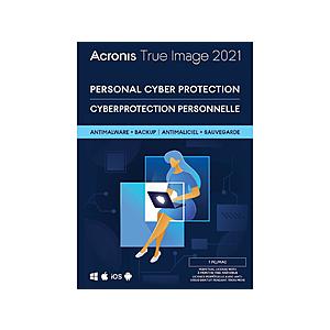 Acronis True Image 2021 - 1 PC/MAC Download | Boxed @Newegg $15