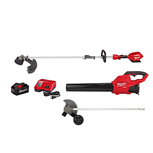 Milwaukee M18 FUEL 18-Volt Lithium-Ion Brushless Cordless QUIK-LOK String Trimmer/Blower Combo Kit with Edger Attachment(3-Tool) 3000-21-49-16-2718 - $389