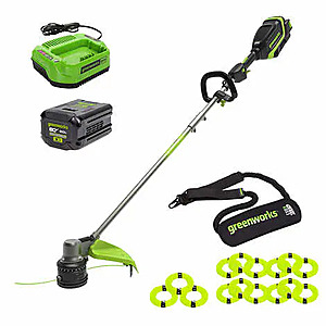 Costco Members: Greenworks 80V Gen 3 17'' Brushless String Trimmer w/ 2AH battery $200 & More + Free Shipping