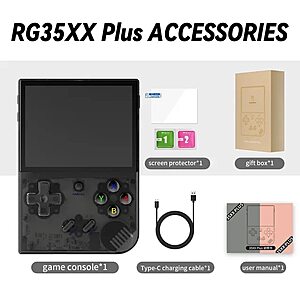 New AliExpress Customers: 64GB RG35XX Plus Retro Game Emulation Handheld Console from $33.65 + Free Shipping (15-20 days)