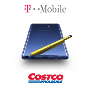 Costco In-Store Offer: T-Mobile Samsung Note 9 + Up to $500 Trade-In Credit  $950 (after Online Rebate)
