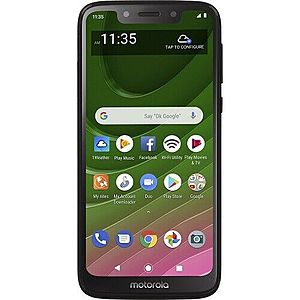 Refurbished Tracfone Moto G7 Optimo + $15 1-Month 500 Talk/Text/MB Data Airtime - $59.99