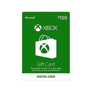 Xbox Gift Card $100 US (Email Delivery) on sale for $90