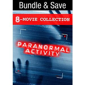 Paranormal Activity: 8 Movie Collection Digital $9.99