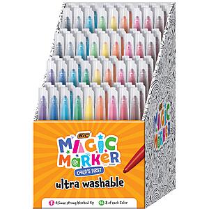 96-Count BIC Child's First Magic Marker $18 + Free Shipping w/ Prime or on $35+