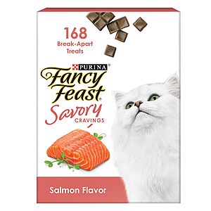 3-Oz. Purina Box Fancy Feast Savory Cravings Limited Ingredients Cat Treats (Various Flavors) from $3.23 w/ S&S + Free Shipping w/ Prime or on $35+
