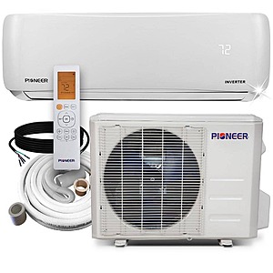 Home Depot:  Pioneer 12,000 BTU 1-Ton 20.8 SEER2 Ductless Mini Split Air Conditioner Heat Pump Variable Speed DC Inverter+ System 110/120V $708 Free ship to store