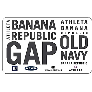 PayPal : Gap Options $50 Gift Card for just $40 (20% Off).Can Be Redeemed at Gap,Gap Factory,Old Navy,Banana Republic,Banana Republic Factory.Email Delivery