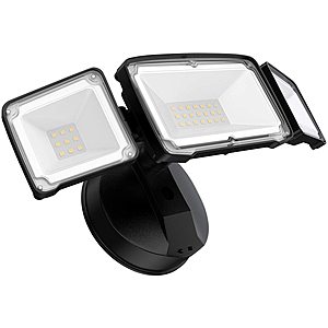Amico 3500LM LED Security Lights Outdoor 3 Head $25.19 at amazon