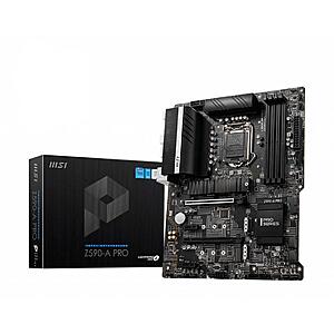 MSI Z590-A PRO LGA 1200 ATX Intel Motherboard - Free shipping at Gamestop $75