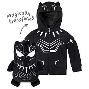 Cubcoats Kids Black Panther Character Hoodies / Stuffed Characters Amazon Clearance Sale (Limited Sizes) $8.95