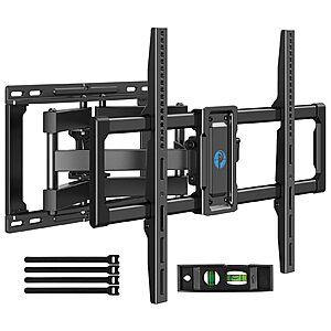 Prime Members: Pipishell Full Motion TV Wall Mount for 40–82 inch Flat or Curved TVs $21.35