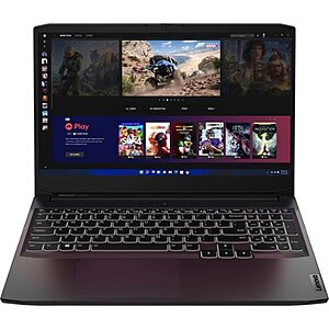 Lenovo IdeaPad Gaming 3 Laptop (Open Box/Excellent): Ryzen 5 5600H, 15.6" 1080p $511 + Free Shipping