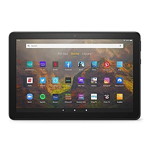 Amazon Fire HD 10 Tablet (2021): 10.1" FHD, 3GB RAM, 32GB Storage, Black $69.99