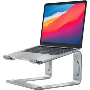 Loryergo Ergonomic Laptop Stand for Up to 15.6" Laptops (Silver) $8.79