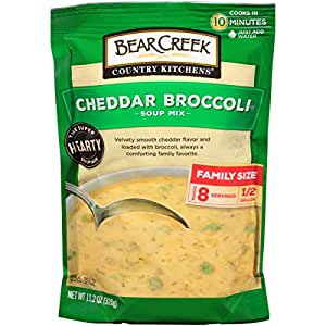 $13.95-$15.59 w/S&S at Amazon, $16.41 w/o: Bear Creek Soup Mix, Cheddar Broccoli, 11.2 Ounce (Pack of 6)