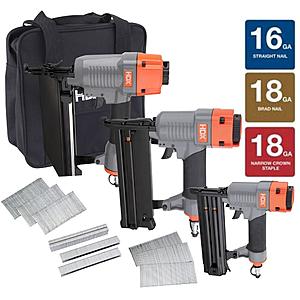Home Depot Red White Blue Sale - Pneumatic Nailers and kits With FREE S/H