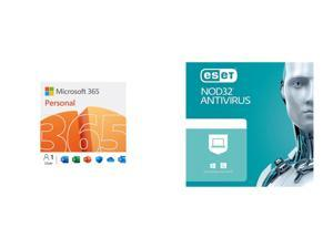 Microsoft 365 Personal - 12 Month Subscription with ESET NOD32 Antivirus $35
