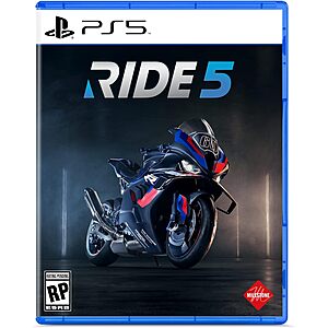 Ride 5 (PS5 or Xbox Series X) $15 + Free Shipping w/ Amazon Prime