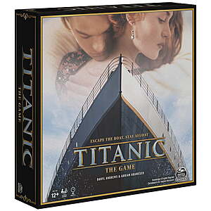The Titanic Movie: Strategy Party Game $3.93  + Free S&H w/ Walmart+ or $35+