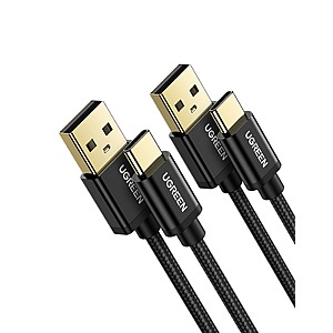 UGREEN USB C Cable 2 Pack $5.81, USB C to USB C Cable 60W 3-Pack $10.19, 100W USB C Cable 2-Pack $10.93, & More + Free Shipping w/ Prime or $25+ orders