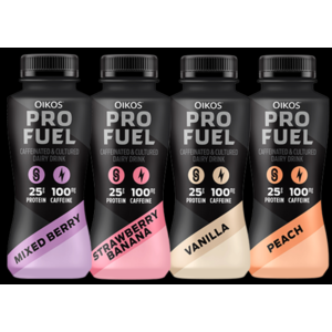 FREE at Publix - Oikos® Pro Fuel Caffeinated & Cultured Dairy Yogurt Drink with 25G Protein 10 oz., any variety. Exp. 2/12