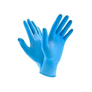 100-500ct 4Mil Blue Nitrile Gloves - Latex & Powder Free $4.99 AC + FS For Prime Members