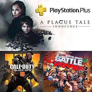 PS4/PS5 Digital Games: A Plague Tale: Innocence, CoD: Black Ops 4, 2K Battlegrounds Free (PS+ Membership Required)