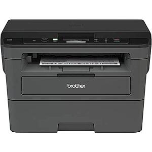 Brother Factory Refurbished HLL2390DW Monochrome All-In-One Laser Printer With Wireless And Duplex $134.99