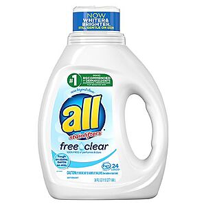 40-Oz All Liquid Laundry Detergent $2.70, 80-Ct Snuggle Fabric Softener Sheets $2.70 & More + Free Store Pickup at Walgreens on Orders $10+