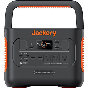 1002Wh Jackery Portable Solar Generator 1000 Pro w/ Dual Sided 80W Solar Panel $699 & More + Free Shipping
