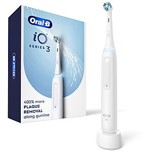 Oral-B iO Series 3 Electric Toothbrush w/ Brush Head + $25 Walgreens Cash $36 after $15 Rebate + Free Store Pickup at Walgreens