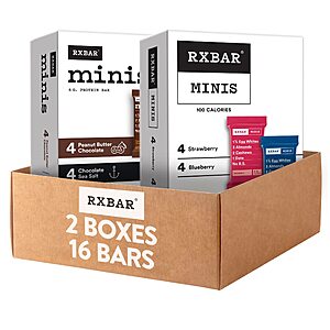 16-Count RXBAR Minis Protein Bars (Variety Pack) $9.95 w/ Subscribe & Save