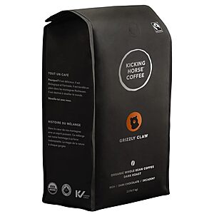 2.2-lbs Kicking Horse Organic Ground Coffee (Various Flavors) from $20.75 w/ S&S + Free Shipping w/ Prime or $35+
