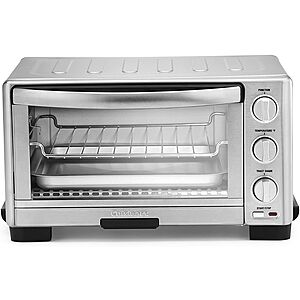 Cuisinart Certified Refurbished Sale: 1800-Watt Stainless Steel Toaster Oven $48, 14-Cup Programmable Coffee Maker $52 & More + Free Shipping