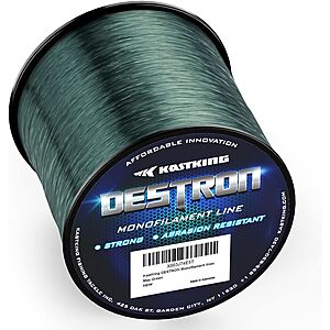 KastKing Destron Monofilament Fishing Line (Various Sizes/Color) $5 + Free Shipping w/ Prime or $35+
