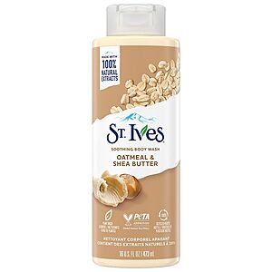 16-Oz St. Ives Exfoliating Body Wash (Oatmeal Shea Butter) $1.10 + Free Store Pickup at Walgreen's